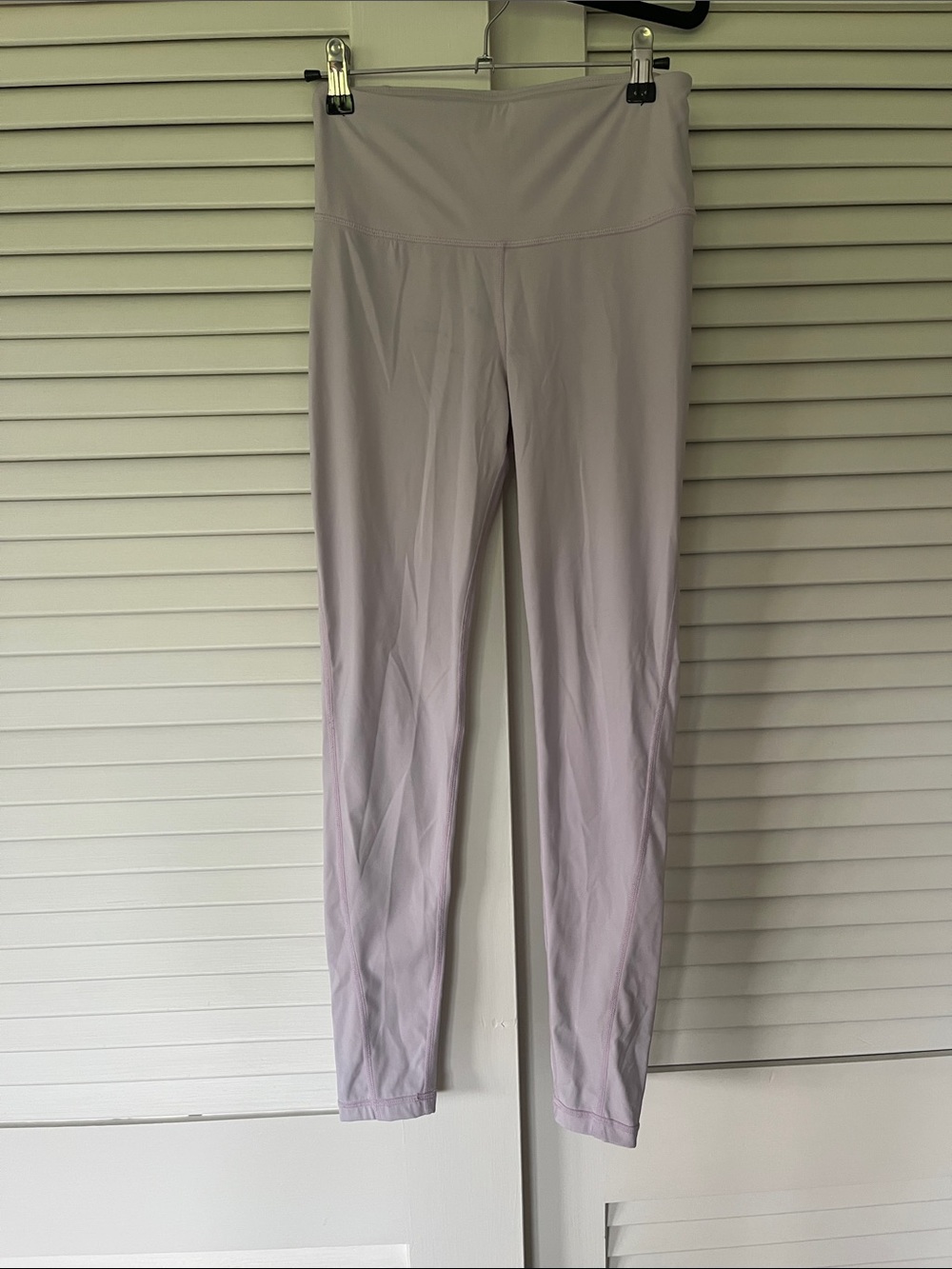High-Waist Lavender Leggings and bra for Women-SET